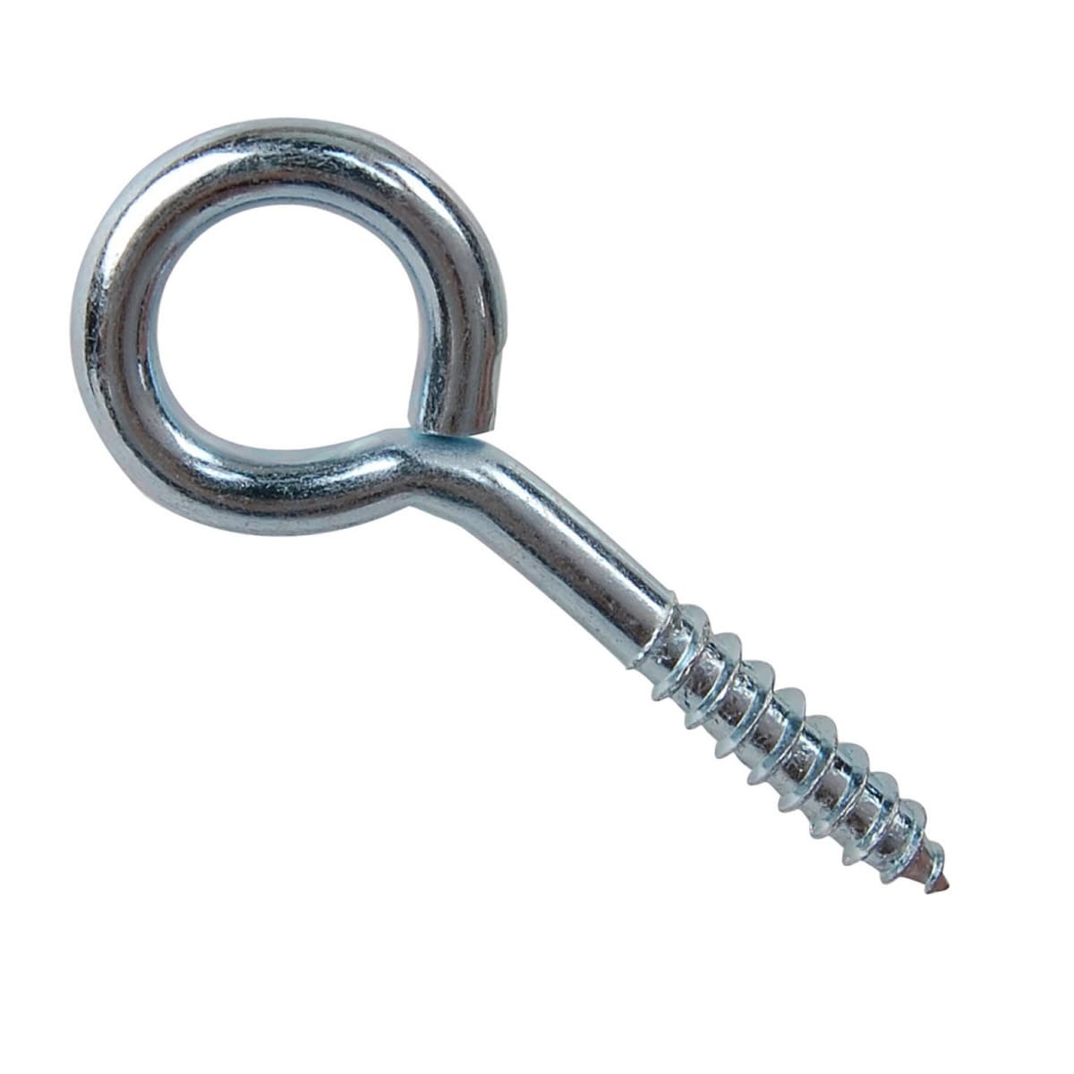 2 SCREW EYE GALVANISED STEEL 6X50