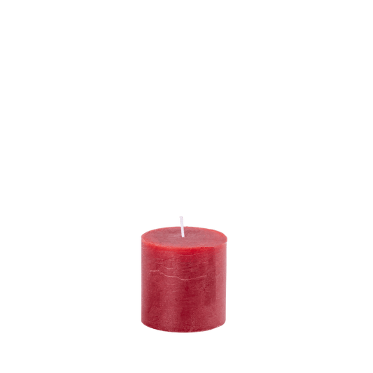 Casa RUSTIC CANDLE RED 7X7