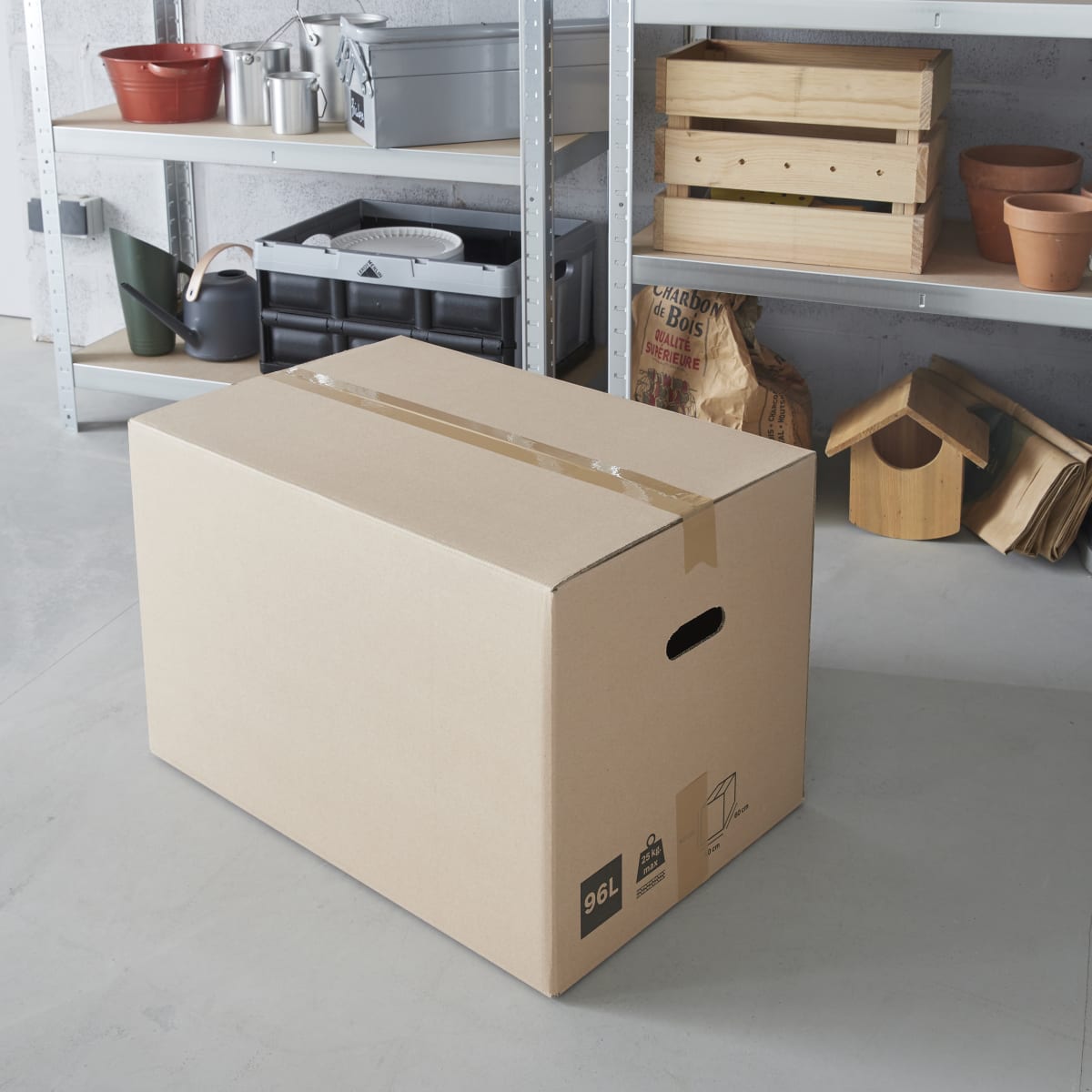 CARDBOARD BOX W60xD40xH40CM 96LT PO