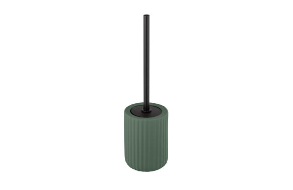 BELLUNO GREEN CERAMIC TOILET BRUSH HOLDER