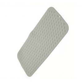 NON-SLIP BATH MAT BALLS W 90 D 40 CM VINYL GREY