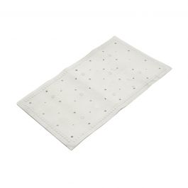 NON-SLIP BATH MAT W 90 D 60 CM BIG WHITE