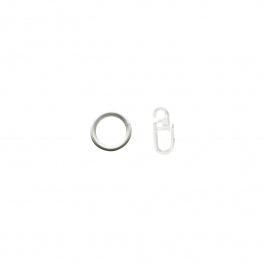 10 ORGANIC WHITE MATT RINGS D20