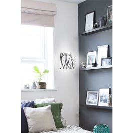 CEILING LIGHT SONNY WHITE AND CHROME 30X30 CM 2XE27=42W