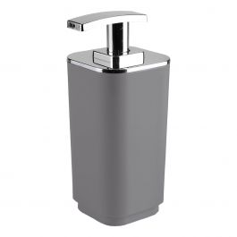 SOAP DISPENSER GREY SQUARE