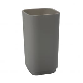TOOTHBRUSH HOLDER GREY SQUARE