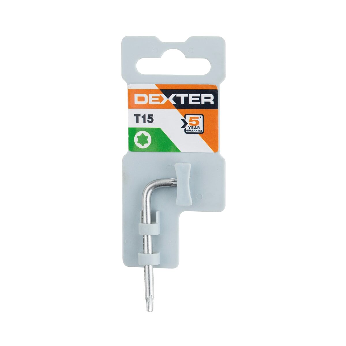 DEXTER TORX ALLEN KEY, T15, 15 MM, STEEL