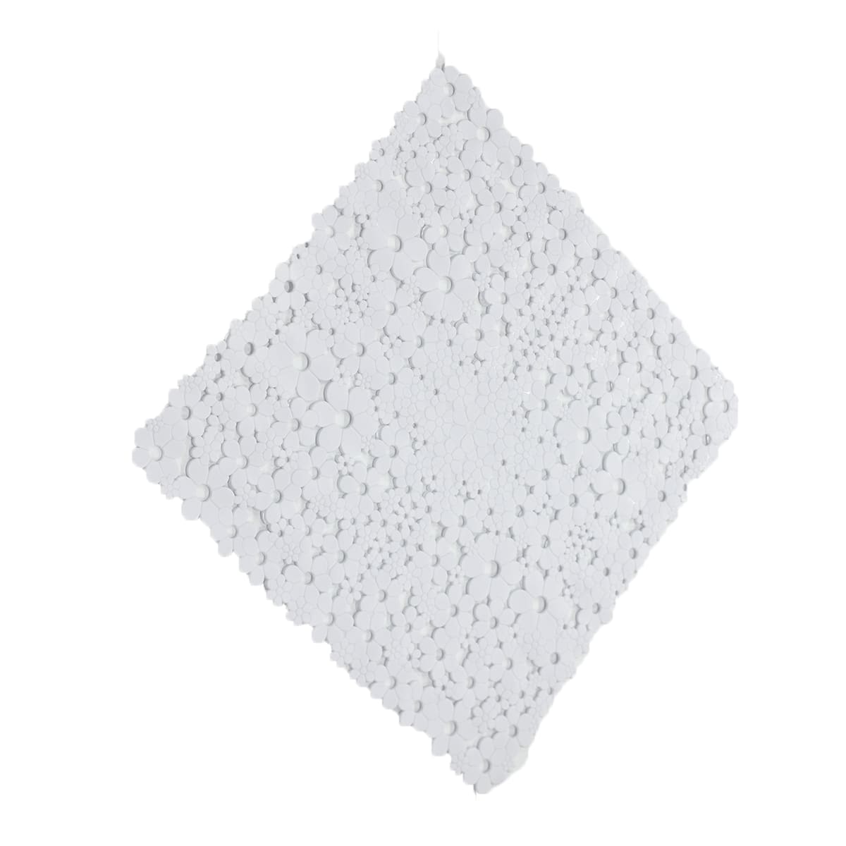 Bricocenter NON-SLIP SHOWER MAT MARGHE L 52 P 52 CM WHITE VINYL