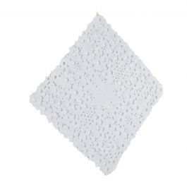 NON-SLIP SHOWER MAT MARGHE L 52 P 52 CM WHITE VINYL