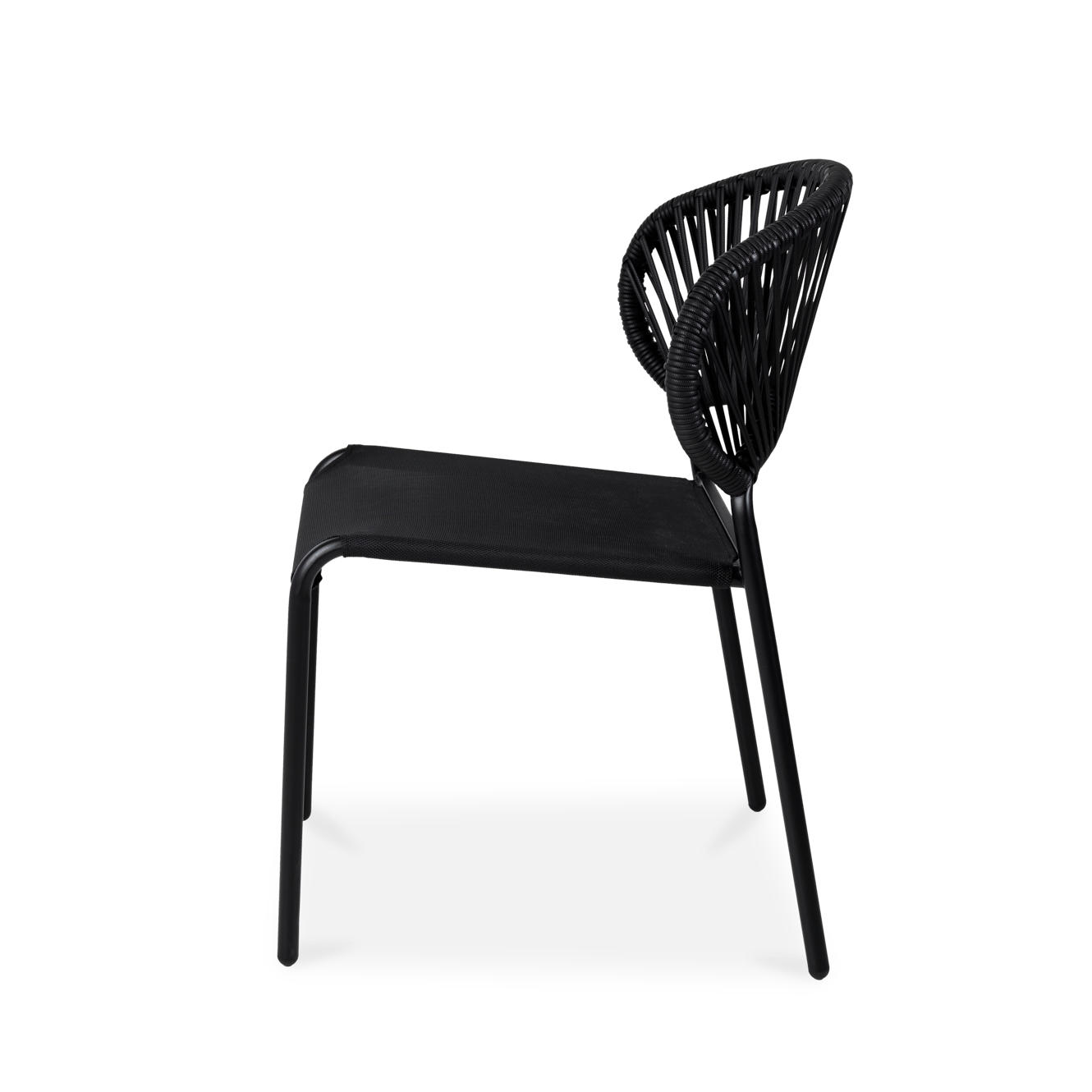 Casa ALVERA STACKING CHAIR BLACK