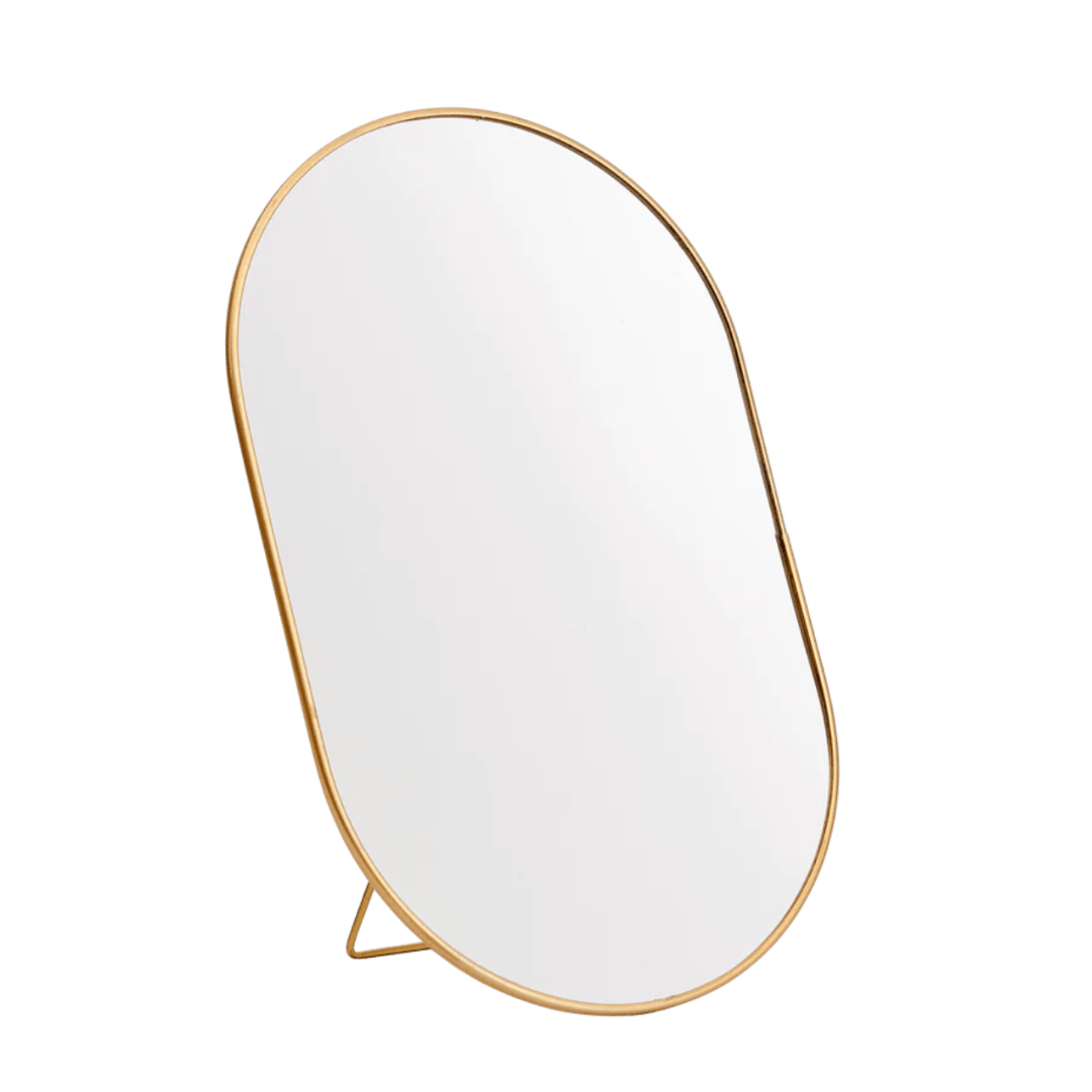 Casa ZOOM Golden mirror H 25.5 x W 16.5 x D 2 cm