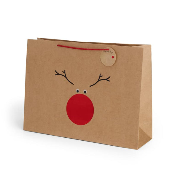 RED NOSE Gift bag in various colours, H 45 x W 13 x L 33 cm