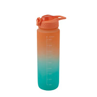SPLASH Water bottle orange, blue H 29.5 cm - Ø 8 cm