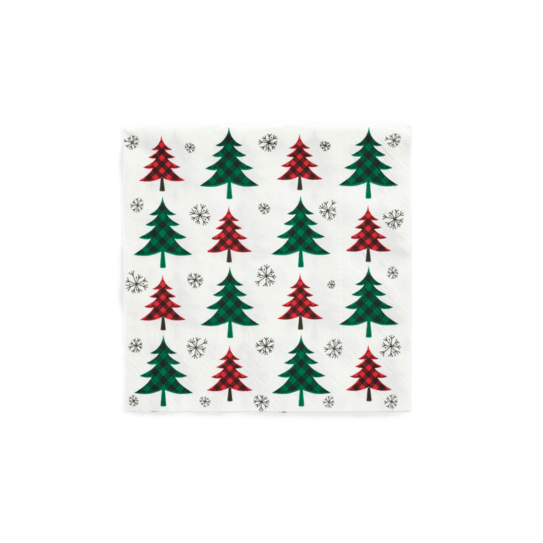 Casa TREE CHECK 20 NAPKINS 33X33