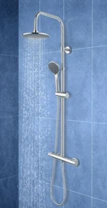 Bricocenter KIT DOCCIA AD ARCO NEREA C/MISCELATORE CROMATO