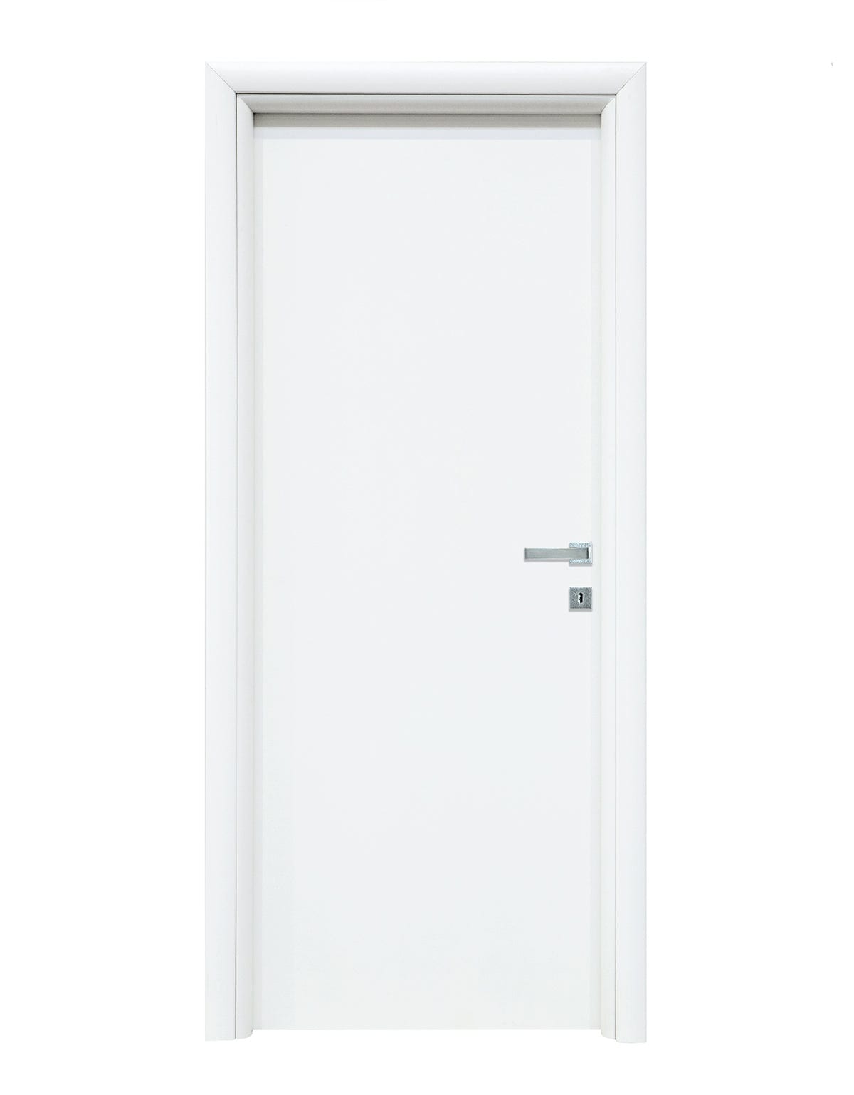 Bricocenter DOOR AXIA BATT REV 210X80 WHITE ROUND FRAME