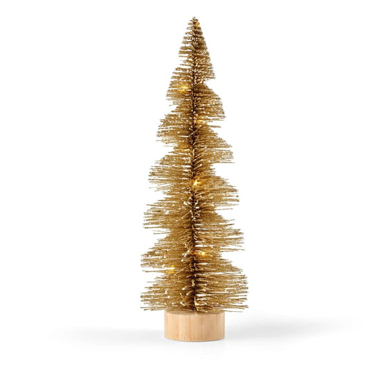 Casa SWIRL LED TREE GOLD 32CM