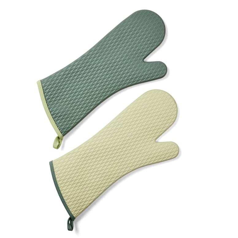 CUISINO Green oven glove, H 40 x W 18 x D 1,5 cm