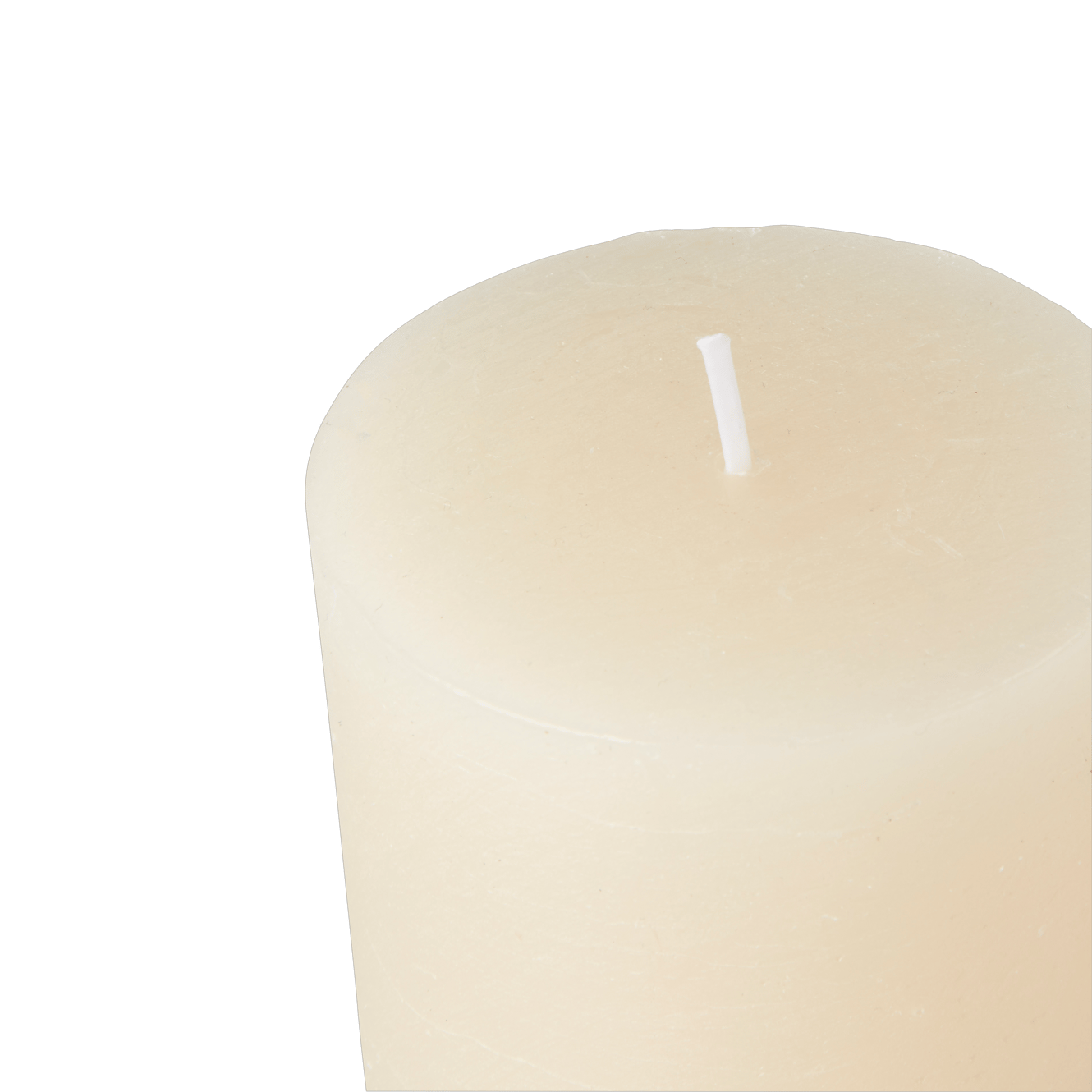 Casa RUSTIC CANDLE BEIGE 7X7 CM