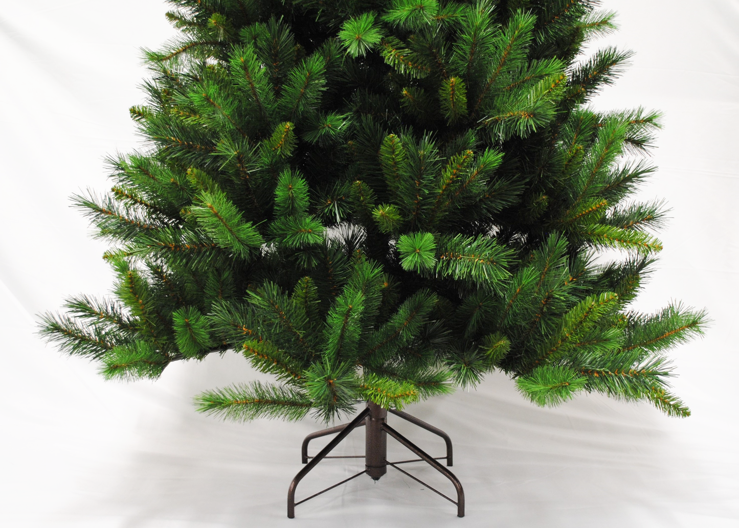 LIVIGNO CHRISTMAS TREE H 240 GREEN ARTIFICIAL METAL BASE 1361 BRANCHES