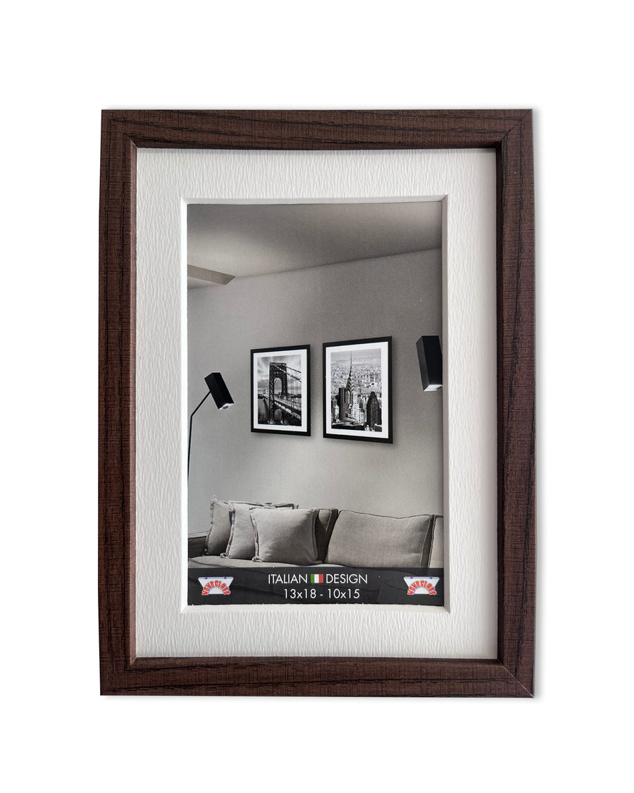 Dark oak box frame, 18x24cm