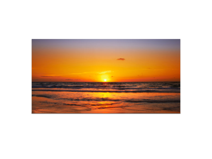 Print on canvas 50x100 beach sunset 3