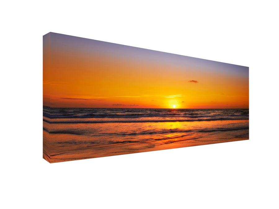 Print on canvas 50x100 beach sunset 3