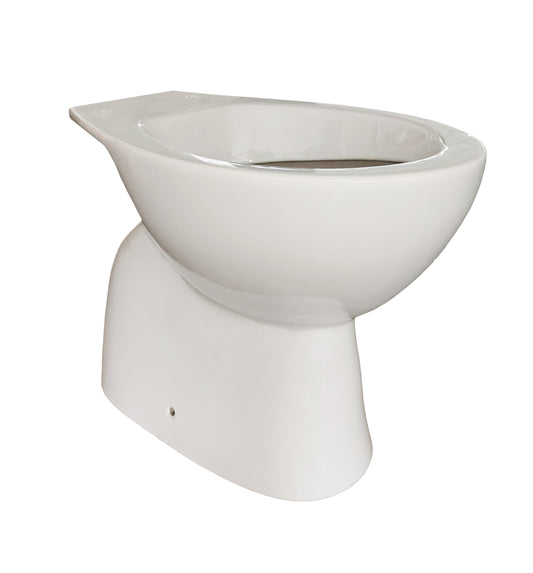 Vaso a terra bea scarico a pavimento bianco