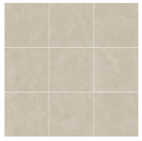 Pavimento beton in gres porcellanato 50g beige 50x50 spessore 8.3 mm 1.25mq
