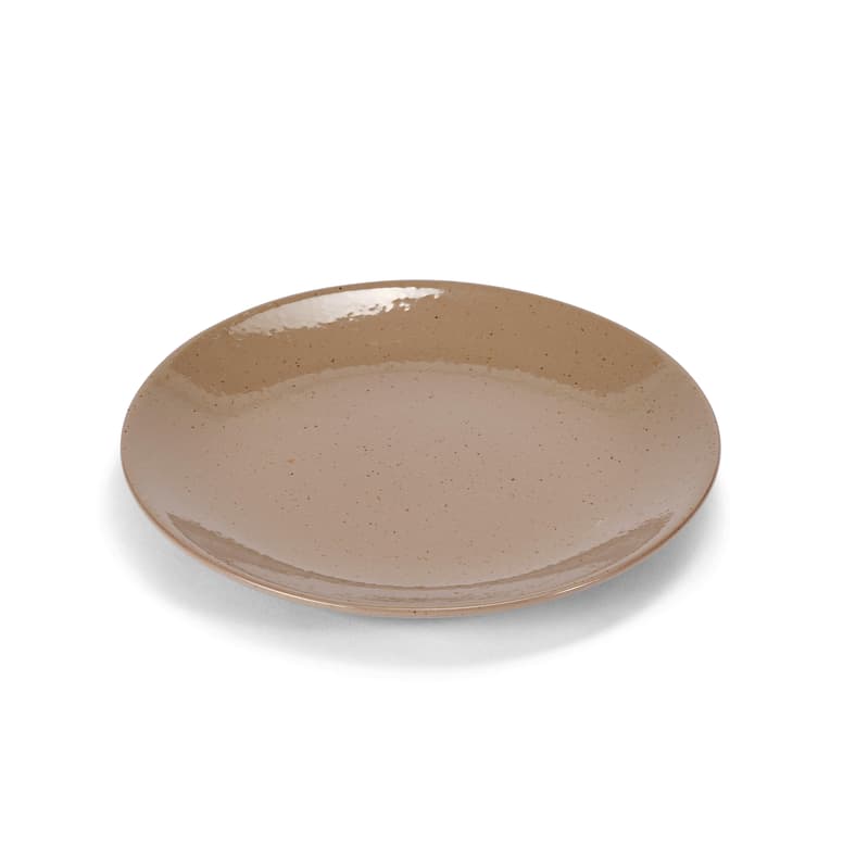 TERRA PLATE Ø21CM TAUPE