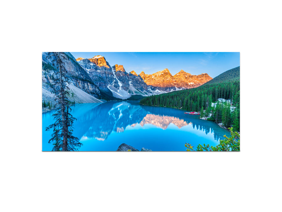 Canvas print, 50x100 cm, Blue Lake