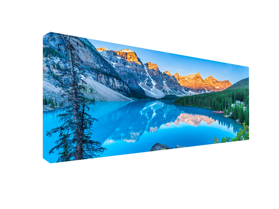 Canvas print, 50x100 cm, Blue Lake