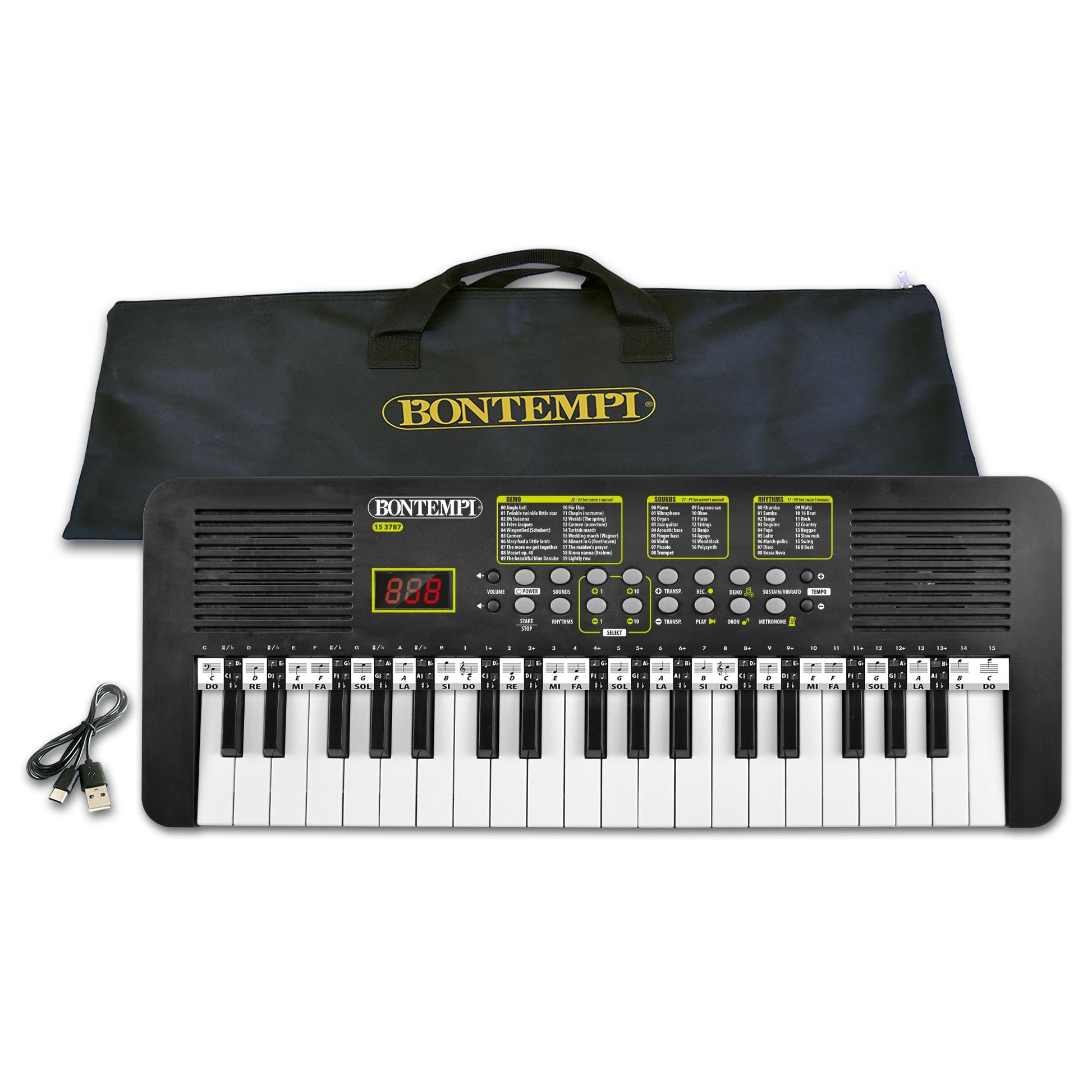 Electronic Keyboard 37 Keys LCD Display