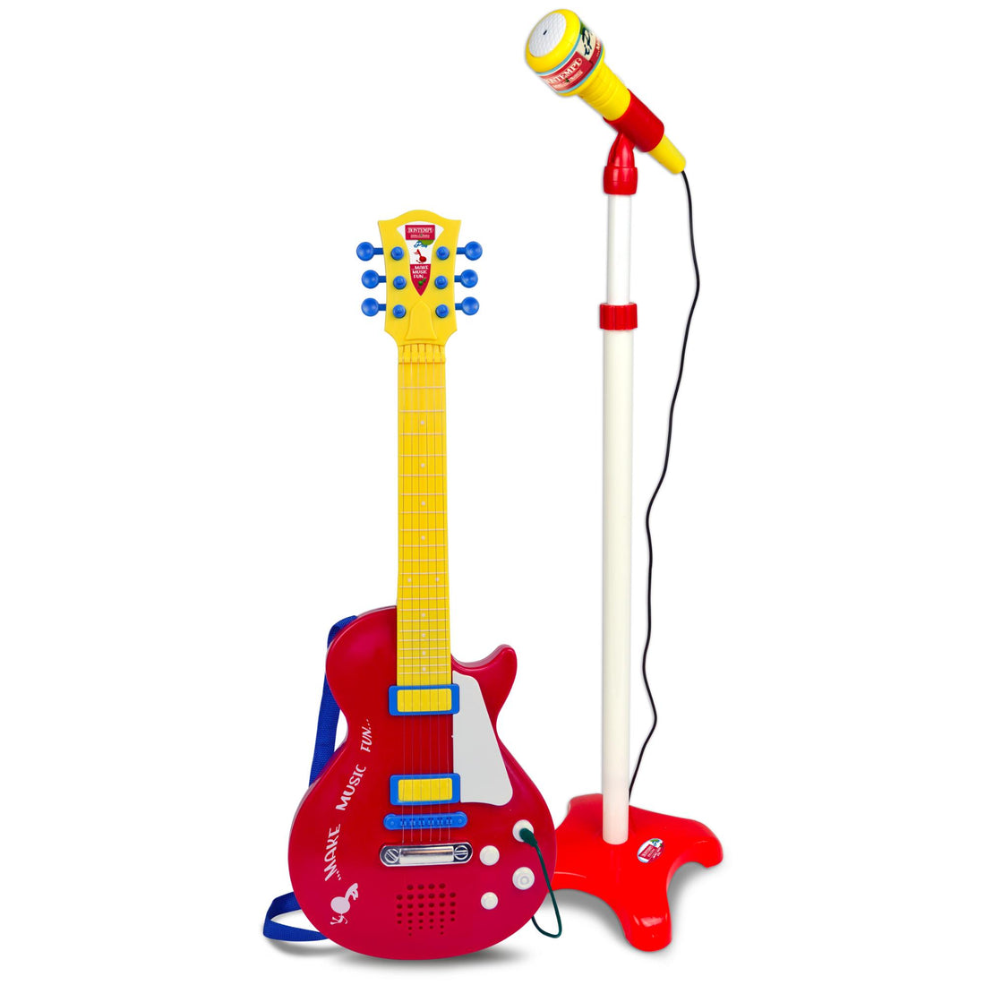 Rock Guitar with Stage Microphone