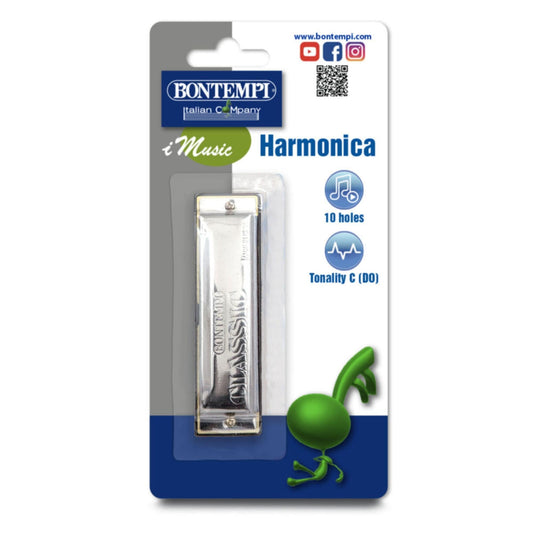 Toys 10 note metal harmonica