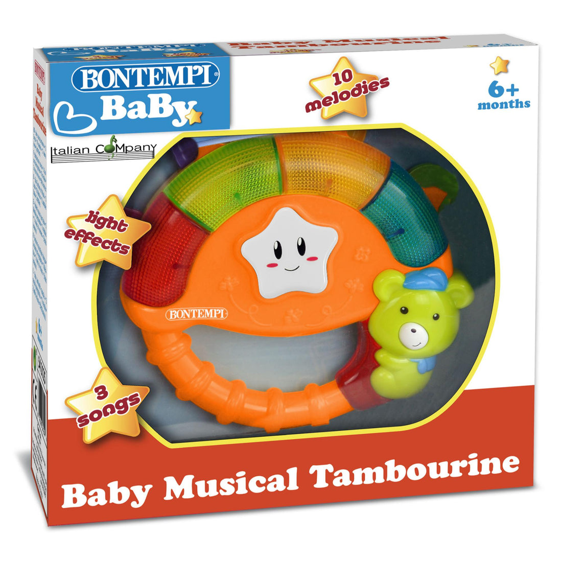 Baby Electronic Tambourine with Lights and Sounds