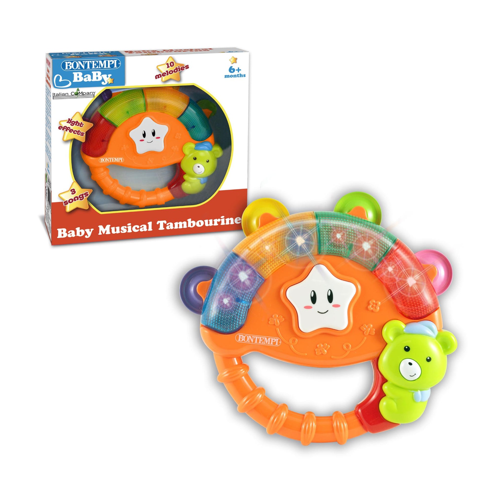 Baby Electronic Tambourine with Lights and Sounds