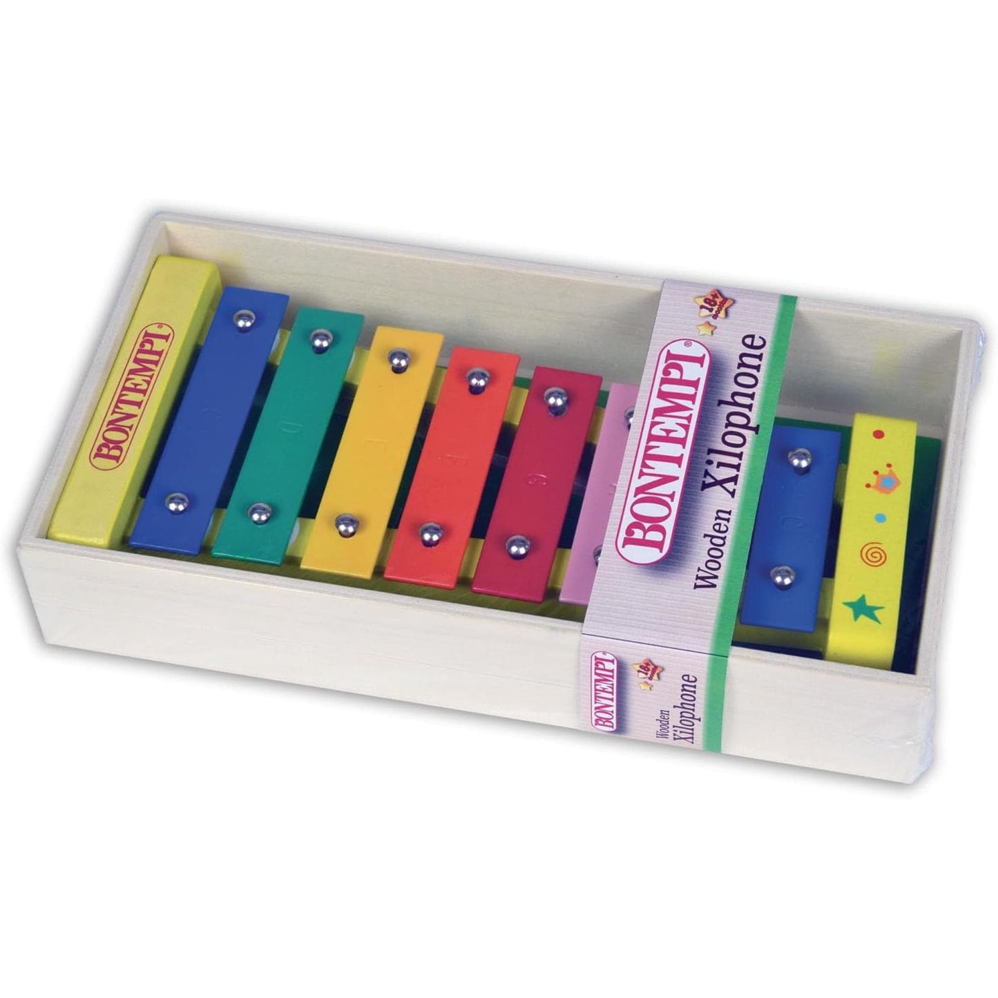 Toys Xylophone with 8 colored metallic notes