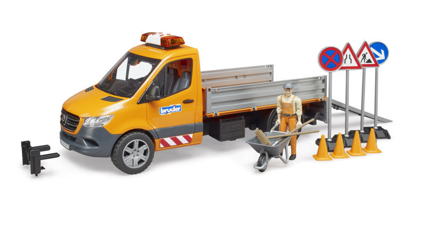 MB Sprinter road works with character and accessories