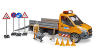 MB Sprinter road works with character and accessories