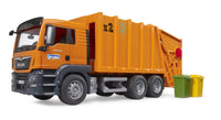 MAN TGS refuse truck orange