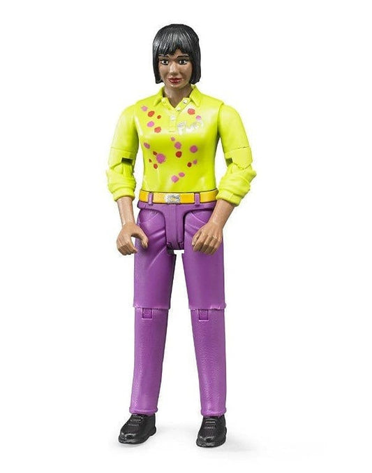 Toys Woman, medium skin, with pink jeans