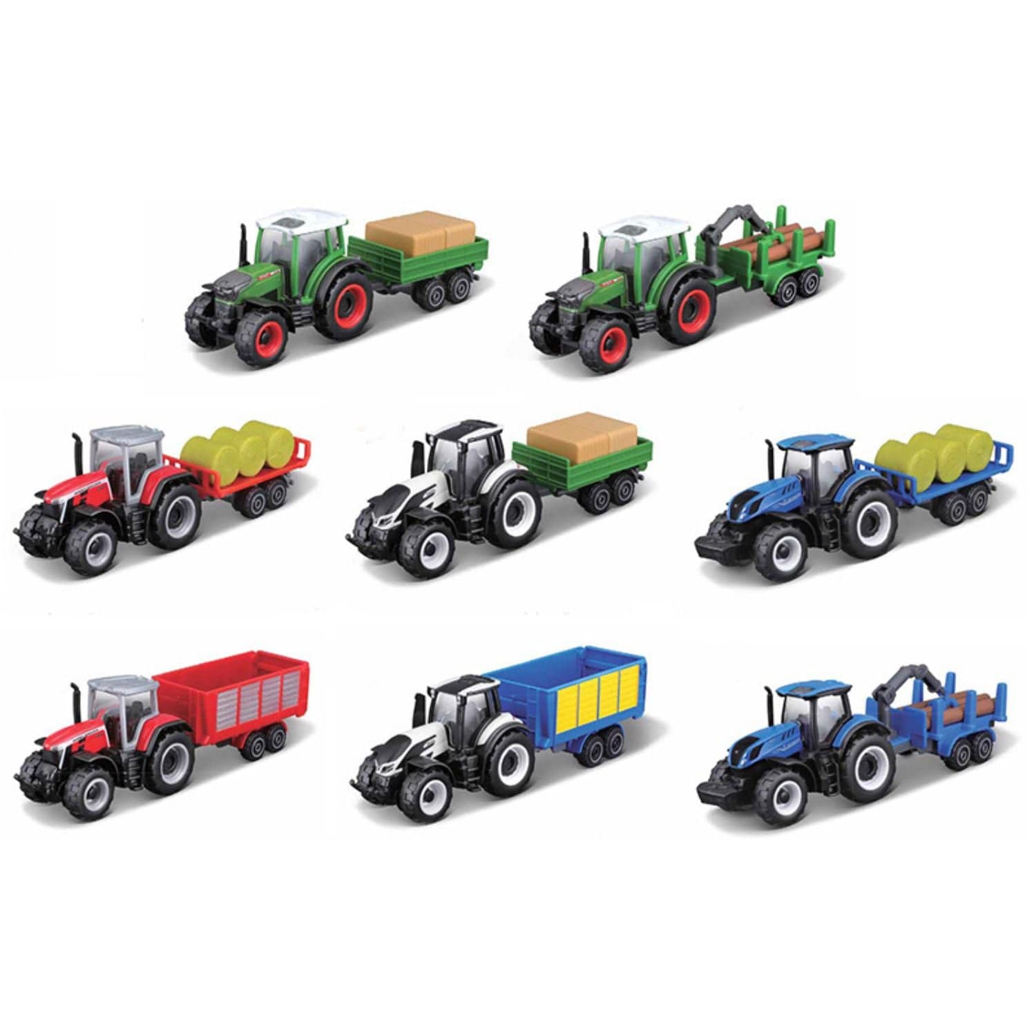 Toys MINI TRACTORS WITH TRAILER - 3&#39&#39