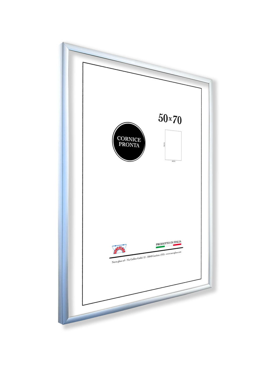 Star picture frame, 50x70cm, silver aluminium