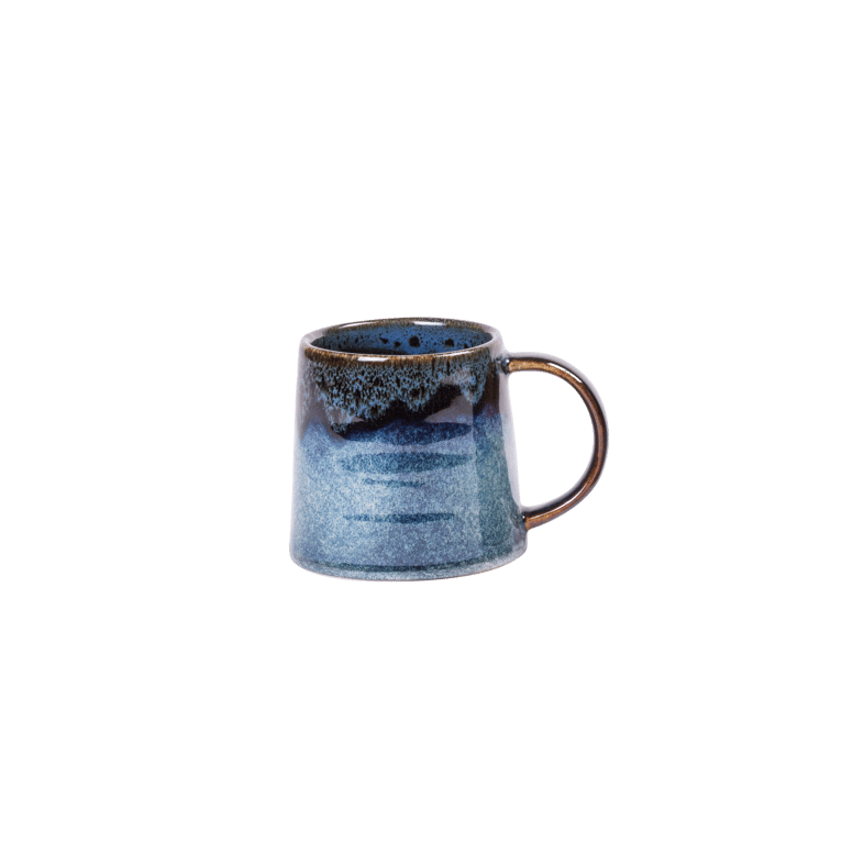 COMA BLUE Mug 45 CL blue - set of 4 , H 9,5 cm - Ø 10,5 cm