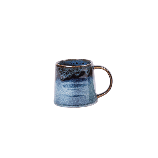 COMA BLUE Mug 45 CL blue - set of 4 , H 9,5 cm - Ø 10,5 cm