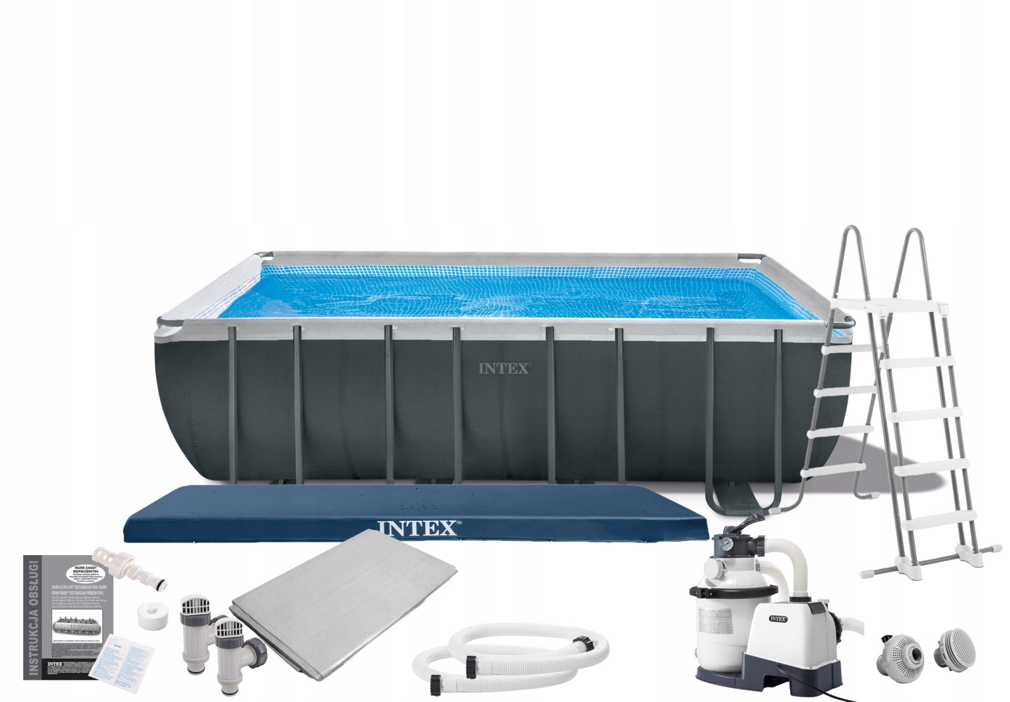 INTEX ULTRA XTR FRAME POOL 549X274X132cm sand pump