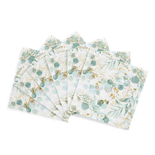 EUCALYPTUS Set of 20 napkins various colors, W 33 x L 33 cm