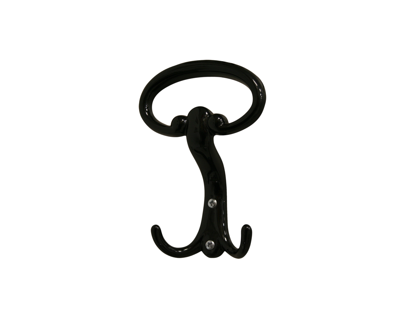 BLACK ZAMAK COAT HOOK 3 PLACES