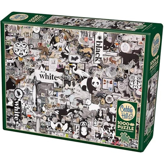 Toys Cobble Hill (1000 pezzi) - Black and White: Animals